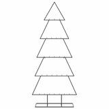  Metalno ukrasno božićno drvce crno 150 cm | shoptok.hr