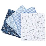  Tkanina za patchwork - plava - 4 kom - 45 x 55 cm (pamučna) Cene