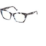 Tom Ford Ženski okvir za dioptrijske naočare Blue block 0FT5709-B 56A54, Crno-beli | Eponuda.com