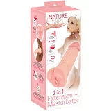Nature Skin 2in1 Extension + Masturbator Vagina