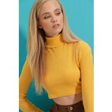 Trend Alaçatı Stili Sweater - Yellow - Fitted cene