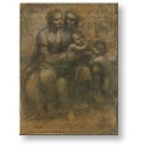  Slika na platnu virgin and child with saint ANNE– leonardo da vinci () | shoptok.hr
