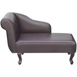 LEŽAJ od umjetne kože smeđi | shoptok.hr