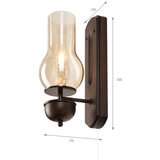  Brilagi - LED zidno svetlo COTTAGE 1xE14/40W/230V buk/braon | Eponuda.com