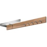 Spinder Design Kovinski stenski obešalnik v srebrni barvi/v naravni barvi Noa – | Shoptok.si
