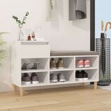 Ormarić za cipele sjajni bijeli 102x36x60 cm konstruirano drvo Cijene