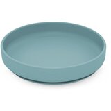 Petite&Mars Take&Match Silicone Plate krožnik s priseskom Frosted Sky 6m+ 1 kos | Shoptok.si