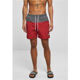 UC Men Block Swim Shorts brickred/darkshadow | Shoptok.si