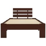  Posteljni okvir temno rjav iz trdne borovine 90x200 cm, (20606407) | Shoptok.si
