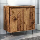 vidaXL Kopalniška omarica starinski les 58x33x60 cm inženirski les Cene