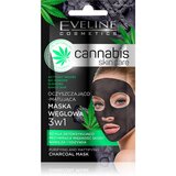 Eveline Cosmetics Cannabis čistilna maska za obraz iz ilovice 7 ml Cene