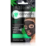 Eveline Cosmetics Cannabis čistilna maska za obraz iz ilovice 7 ml