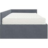  Kotni okvir postelje z matrico Drugo 2 pcs Siva Žamet, (5000123171) | Shoptok.si