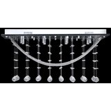x Bijeli Stropni Luster sa Svjetlucavim Staklenim Perlama 8 G9 29 cm | shoptok.hr