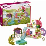 Schleich 42445 - bayala - bleščeča cvetlična hiša s samorogi, jezerom in hlevom Cene