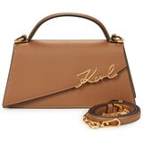 Karl Lagerfeld K/SIGNATURE SLIM CROSSBODY Smeđa Cijene