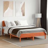  Okvir kreveta bez madraca voštano smeđi 135x190 cm od borovine | shoptok.hr