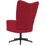 Stol za sproščanje vinsko rdeč žamet, (20957444) | Shoptok.si