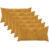  Presvlaka za jastuk 6 pcs HEERLEN Žuta 40 x 80 cm Cijene
