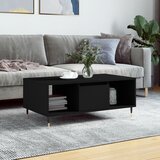 vidaXL Stolić za kavu crni 90 x 50 x 36 5 cm od konstruiranog drva Cijene