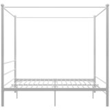  Okvir za krevet s nadstrešnicom bijeli metalni 180 x 200 cm | shoptok.hr