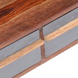 Stolić za kavu sivi 110 x 50 x 40 cm od masivnog drva | Eponuda.ba