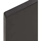  Kopalniški pult temno siv 40x40x2 cm obdelan trden les | Shoptok.si