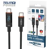 Ansmann USB tip C na USB tip C kabl dužine 120cm sa LCD displejom ( 4459 ) | ePonuda.com