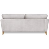 Scandic Svetlo siva sedežna garnitura iz rebrastega žameta 206 cm Paris – | Shoptok.si