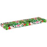  Blazina za palete za klop Tropska džungla 140x40x8 cm Oxford tkanina, (22090458) | Shoptok.si