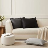  Jastuk s jastukom HOUTEN 2 kom. Antracit Poliester - Antracit 50 x 75 cm 2 | shoptok.hr