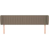  Vzglavje z ušesi taupe 163x23x78/88 cm blago | Shoptok.si