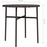  Čajni stolić smeđi 45 cm od poliratana | shoptok.hr