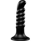 b-Vibe Krush Curved & Ribbed Dildo with Suction Cup 9.5" Black Cijene