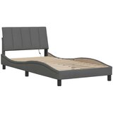  Okvir kreveta bez madraca Hanko tamnosivi 100x200 cm od tkanine | shoptok.hr