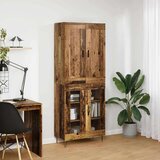  Kuhinjski ormarić 2 pcs Staro drvo Inženjerska drva i staklo | shoptok.hr