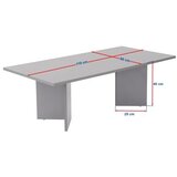 Hanah home Klub sto Sabin, 119x40x60 cm, Boje oraha | Eponuda.ba