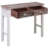  Konzolna mizica rjava 90x30x77 cm les, (20711339) | Shoptok.si