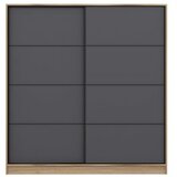 Woody Fashion Ormar Kale 180x210x52cm Bež-Antracit | Eponuda.ba