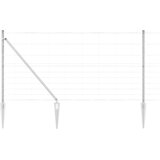 vidaXL Ograja za polje 1,2x25 m pocinkano jeklo | Shoptok.si