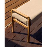 Kave Home Kremno bela/v naravni barvi klop Macaret – | Shoptok.si