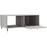 vidaXL Klubska mizica siva sonoma 90x50x40 cm inženirski les | Shoptok.si