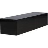 Venture Home TV komoda Fristad 45 × 35 × 160 cm, sjajna crna | shoptok.hr