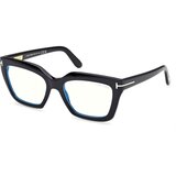 Tom Ford Ženski okvir za dioptrijske naočare Blue block 0FT6093-B 153, Crni Cene