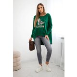 Kesi Women's blouse with eagle and Canyon inscription green | Shoptok.si