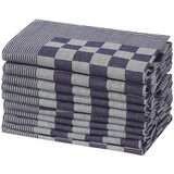  Kuhinjske krpe 10 kom plavo-bijele 50 x 70 cm pamučne | shoptok.hr
