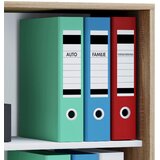 P & B PISARNIŠKI REGAL 70/74/37 cm barve hrasta | Shoptok.si