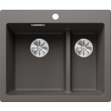 Blanco sudoper PLEON 6 SPLIT InFino SILGRANIT s dalj. upr. - VULKAN SIVA | shoptok.hr