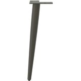  Noge za klub stolić konusnog oblika 4 kom antracit 42-43 cm čelik | shoptok.hr