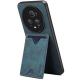 INORCO DENIOR za Honor Magic5 PU usnje+TPU telefonska torbica, držalo za kartice, zaščitni pokrov na stojalu, (22036186) | Shoptok.si